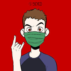 My picrew avatar, design by @5EYED
